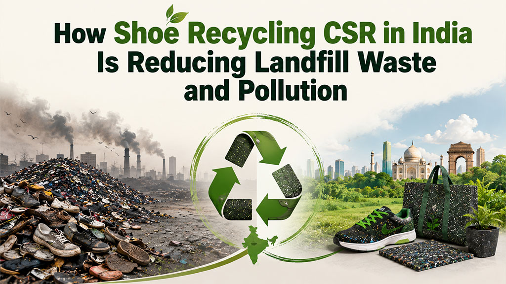 How Shoe Recycling CSR in India Is Reducing Landfill Waste and Pollution