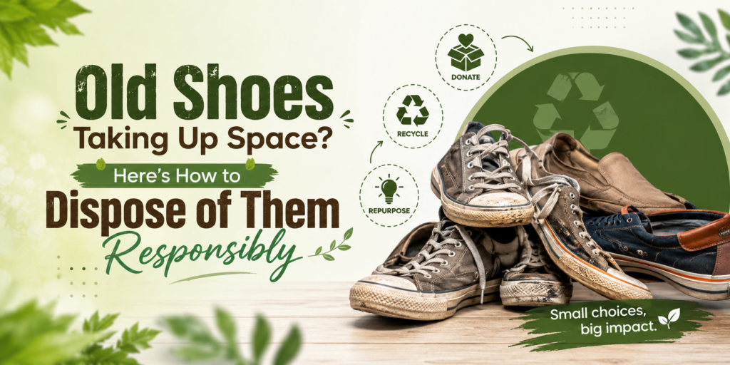 Old Shoes Taking Up Space? Here’s How to Dispose of Them Responsibly
